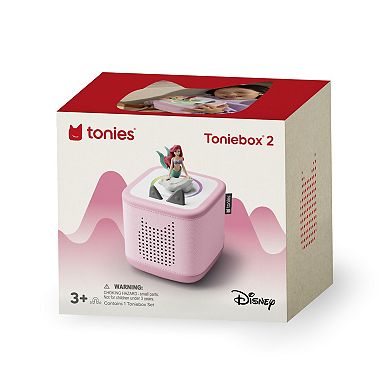 tonies Disney's The Little Mermaid Toniebox 2 Cloud Pink Starter Set