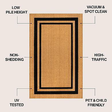 Peater Classic Casual Commerical Natural Coir Indoor/Outdoor Mat