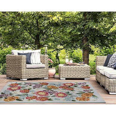 Liora Manne Marina Secret Garden Indoor / Outdoor Area Rug