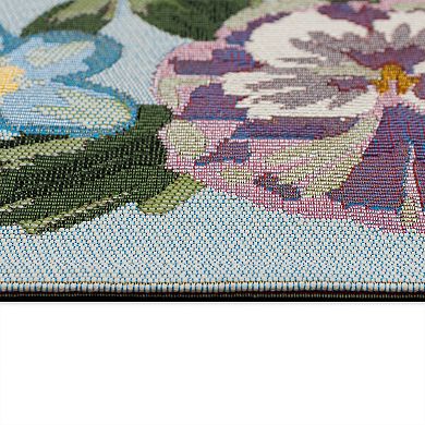 Liora Manne Marina Secret Garden Indoor / Outdoor Area Rug