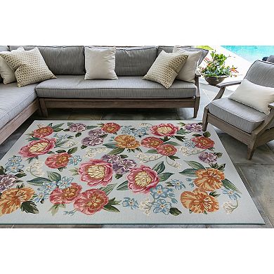 Liora Manne Marina Secret Garden Indoor / Outdoor Area Rug