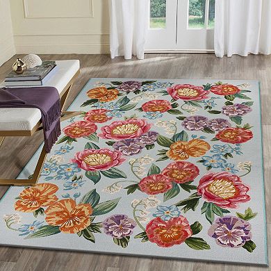 Liora Manne Marina Secret Garden Indoor / Outdoor Area Rug