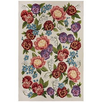 Liora Manne Marina Secret Garden Indoor / Outdoor Area Rug