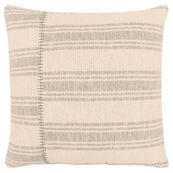 Miryana Pieced Stripe Woven Decorative Throw Pillow