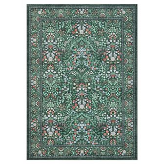 Garvee Machine Washable Rustic Area Rug Non Slip Low Pile Soft Rug for Bedroom Kitchen Bathroom