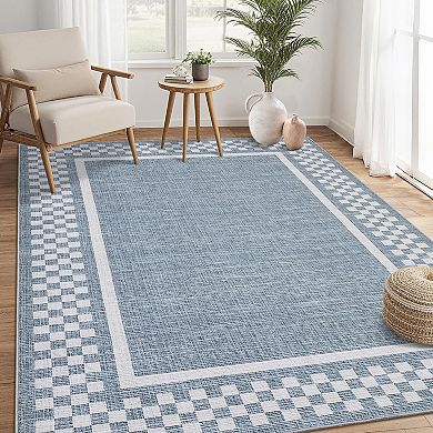 Garvee Geometric Area Rug Ultra Soft Non Slip Washable Modern Indoor Rug for Bedroom Kitchen