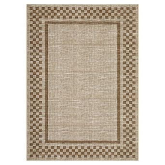 Garvee Geometric Area Rug Ultra Soft Non Slip Washable Modern Indoor Rug for Bedroom Kitchen