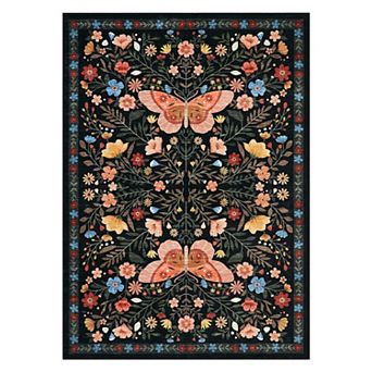 Garvee Machine Washable Non Slip Area Rug Refined Pastoral Style Rug for Living Room Bedroom Kitchen