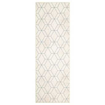 Garvee Modern Geometric Area Rug Machine Washable Non Slip Foldable Rugs for Living Room Bedroom