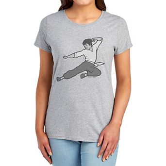 Juniors' Bruce Lee Signature Move Graphic Tee