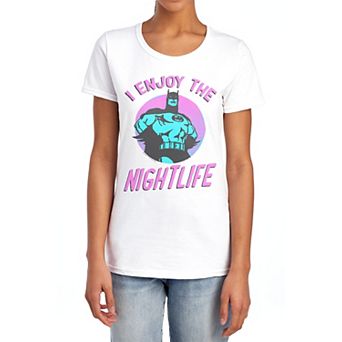 Juniors' Batman Gotham Nightlife Graphic Tee