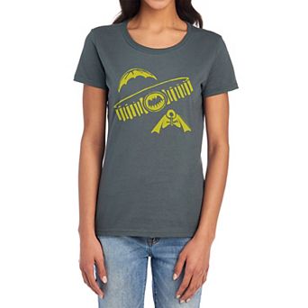Juniors' Batman Lucius Fox Graphic Tee