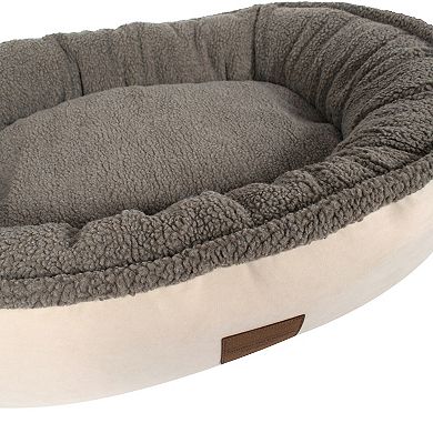 Carolina Pet Co. Microfiber Comfy Oval Pet Bed