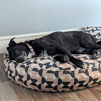 Carolina Pet Co. Modern Geo Oval Lounger Pet Bed