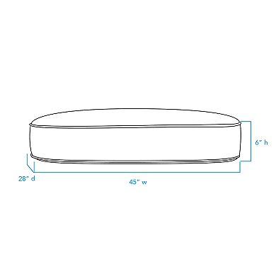Carolina Pet Co. Modern Geo Oval Lounger Pet Bed