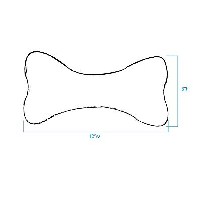 Carolina Pet Co. Sherpa Bone-Shaped Pet Pillow