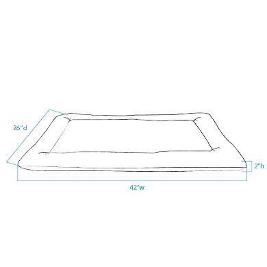 Carolina Pet Co. Sherpa Comfort Cushion Pet Bed