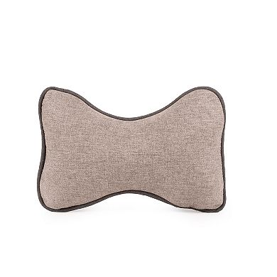 Carolina Pet Co. GreenDog Luxe Neutral Bone-Shaped Pet Pillow