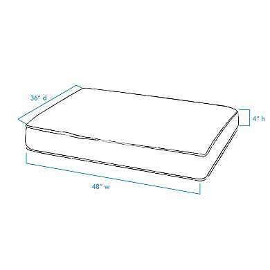 Carolina Pet Co. GreenDog Luxe Neutral Napper Pet Bed