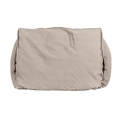 Carolina Pet Co. GreenDog Checkered Wave Bolster Pet Bed