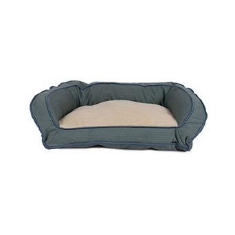 Carolina Pet Co. GreenDog Checkered Wave Bolster Pet Bed