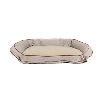 Carolina Pet Co. GreenDog Checkered Wave Bolster Pet Bed