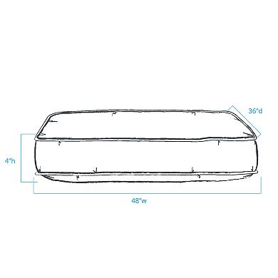 Carolina Pet Co. GreenDog Checkered Wave Pet Napper Pet Bed