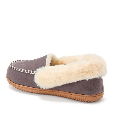 Dearfoams Ryland Cabin Women's Moc Toe Slip-On Slippers