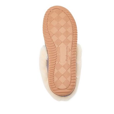 Dearfoams Ryland Cabin Women's Moc Toe Slip-On Slippers