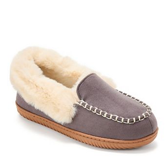 Dearfoams Ryland Cabin Women's Moc Toe Slip-On Slippers