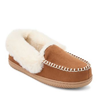 Dearfoams Ryland Cabin Women's Moc Toe Slip-On Slippers