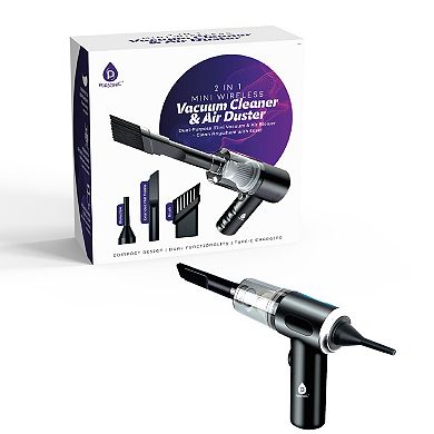 2-in-1 Mini Wireless Vacuum Cleaner & Air Duster