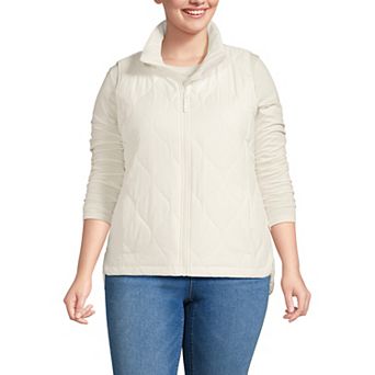 Plus Size Lands' End FeatherFree Quilted Insulated Vest