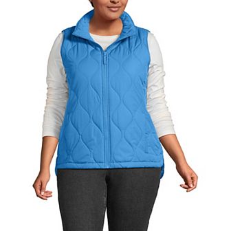 Plus Size Lands' End FeatherFree Quilted Insulated Vest