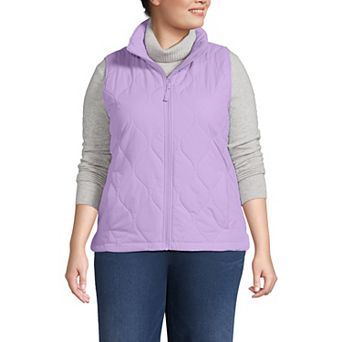 Plus Size Lands' End FeatherFree Quilted Insulated Vest