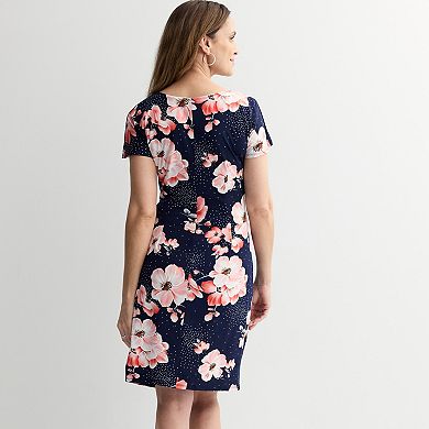 Women's Robbie Bee Short Sleeve Sarong Dress