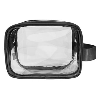 MYTAGALONGS Double Zipper Clear Toiletry Kit
