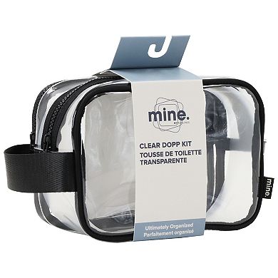MYTAGALONGS Double Zipper Clear Toiletry Kit