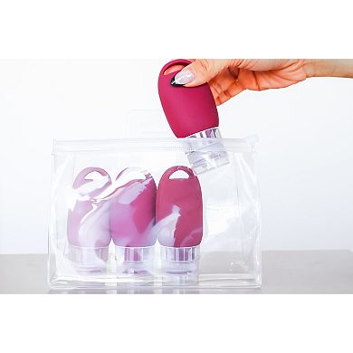 MYTAGALONGS 4-pk. Mini Silicone Travel Bottles
