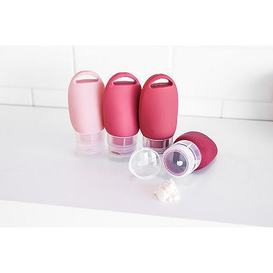 MYTAGALONGS 4-pk. Mini Silicone Travel Bottles