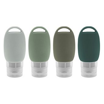 MYTAGALONGS 4 pk Mini Silicone Travel Bottles