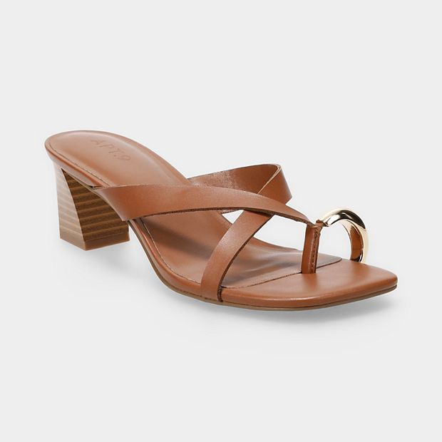 トップス pedestalpolo Apt. 9® Princie Women's Open Toe Block Heel Sandals