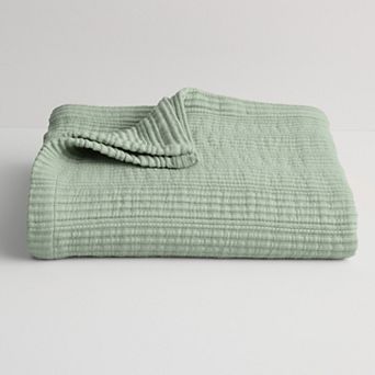 Miryana 100% Cotton Stripe Throw Blanket