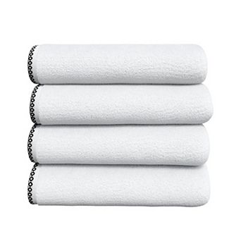 Madelinen® 4 pk Lightweight Cotton Boho-Chic Bath Towel Set