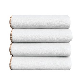 Madelinen® 4 pk Lightweight Cotton Boho-Chic Bath Towel Set