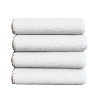 Madelinen® 4 pk Lightweight Cotton Boho-Chic Bath Towel Set