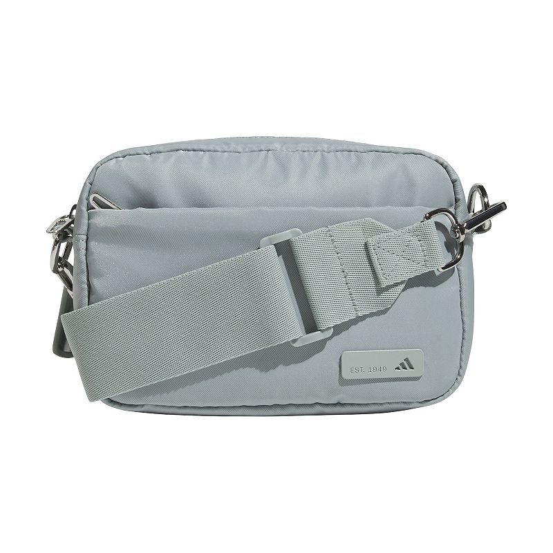 adidas Luxe Crossbody Bag with Adjustable Strap, Sage Green