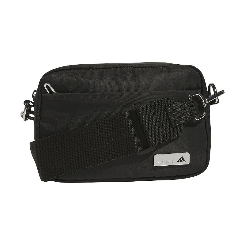 adidas Luxe Crossbody Bag with Adjustable Strap, Black
