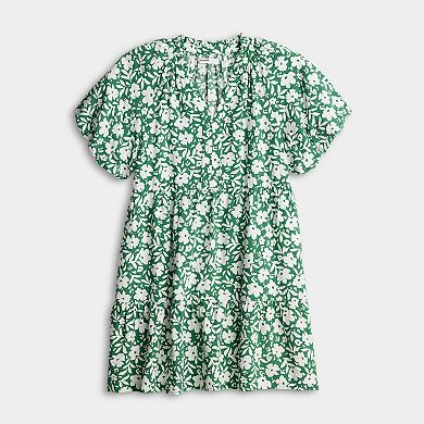 Women's Sonoma Goods For Life® Silk-Like Tiered Dress