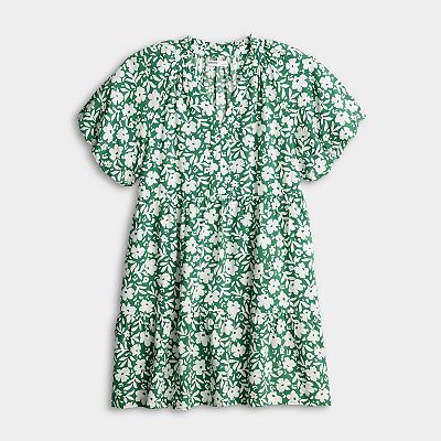 Women's Sonoma Goods For Life Silk-Like Tiered Dress